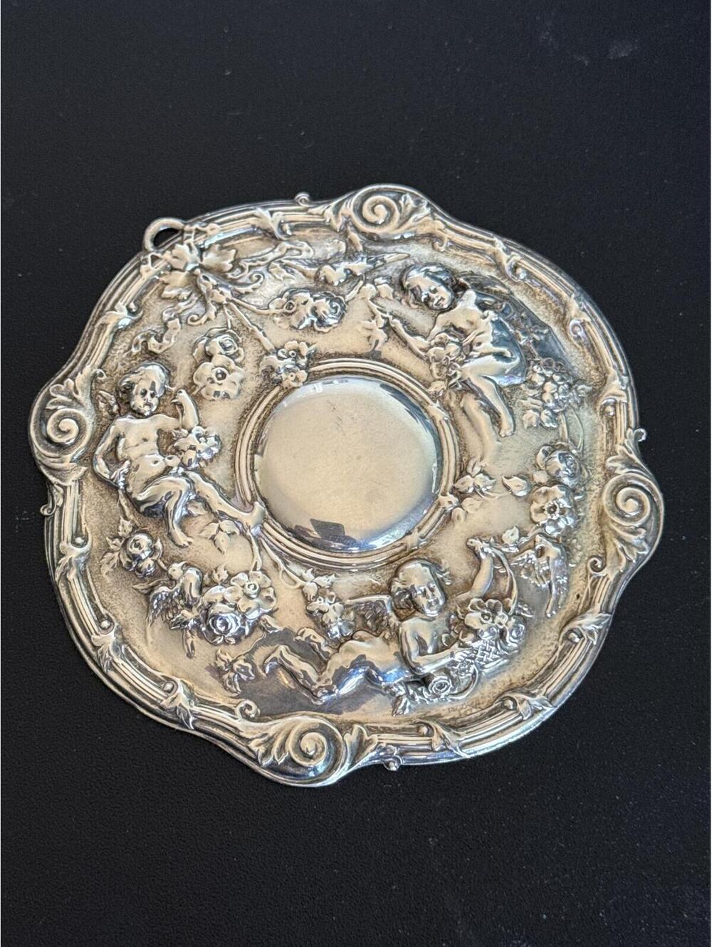 Sterling Gorham 1990 Elizabethan Cupid ornament